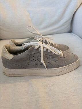 P448 Gray Suede Sneakers